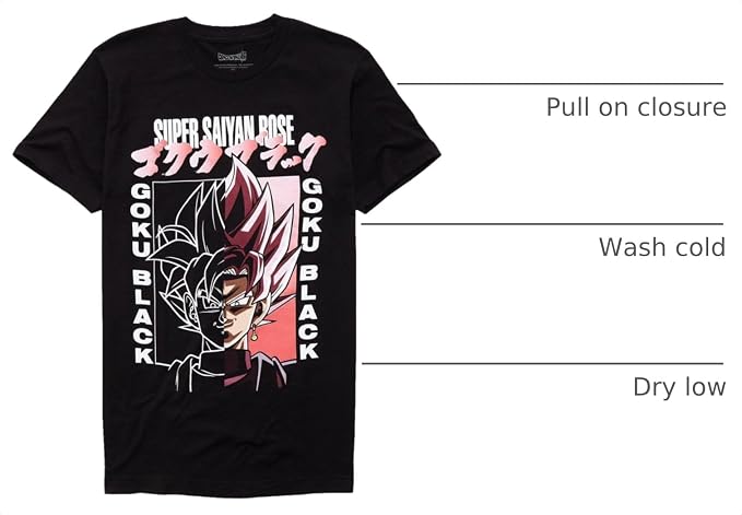 Dragon Ball Super Super Saiyan Rose Goku Black T-Shirt