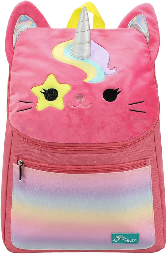 Squishmallows Sienna the Unicorn Cat Youth 16' Backpack