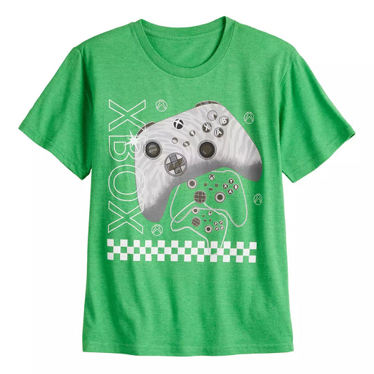 Boy's Xbox Controllers Graphic Tee T-Shirt