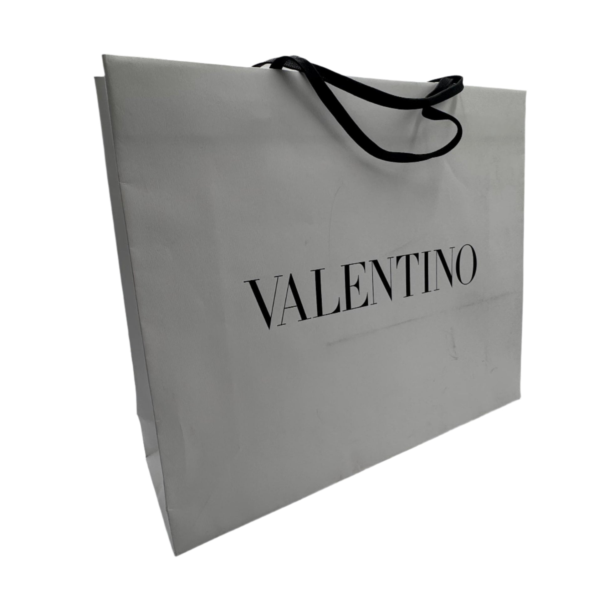 Valentino shopping bag on a white background