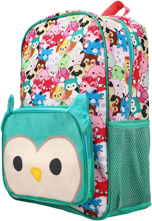 Girls' Plush Backpack (Little Big Kid), Teal, One Size