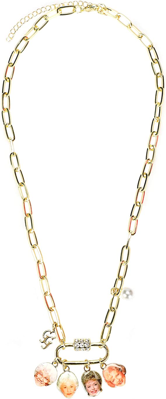 Golden Girls Multi-Charm 18" Necklace with Adjustable 3" Extender