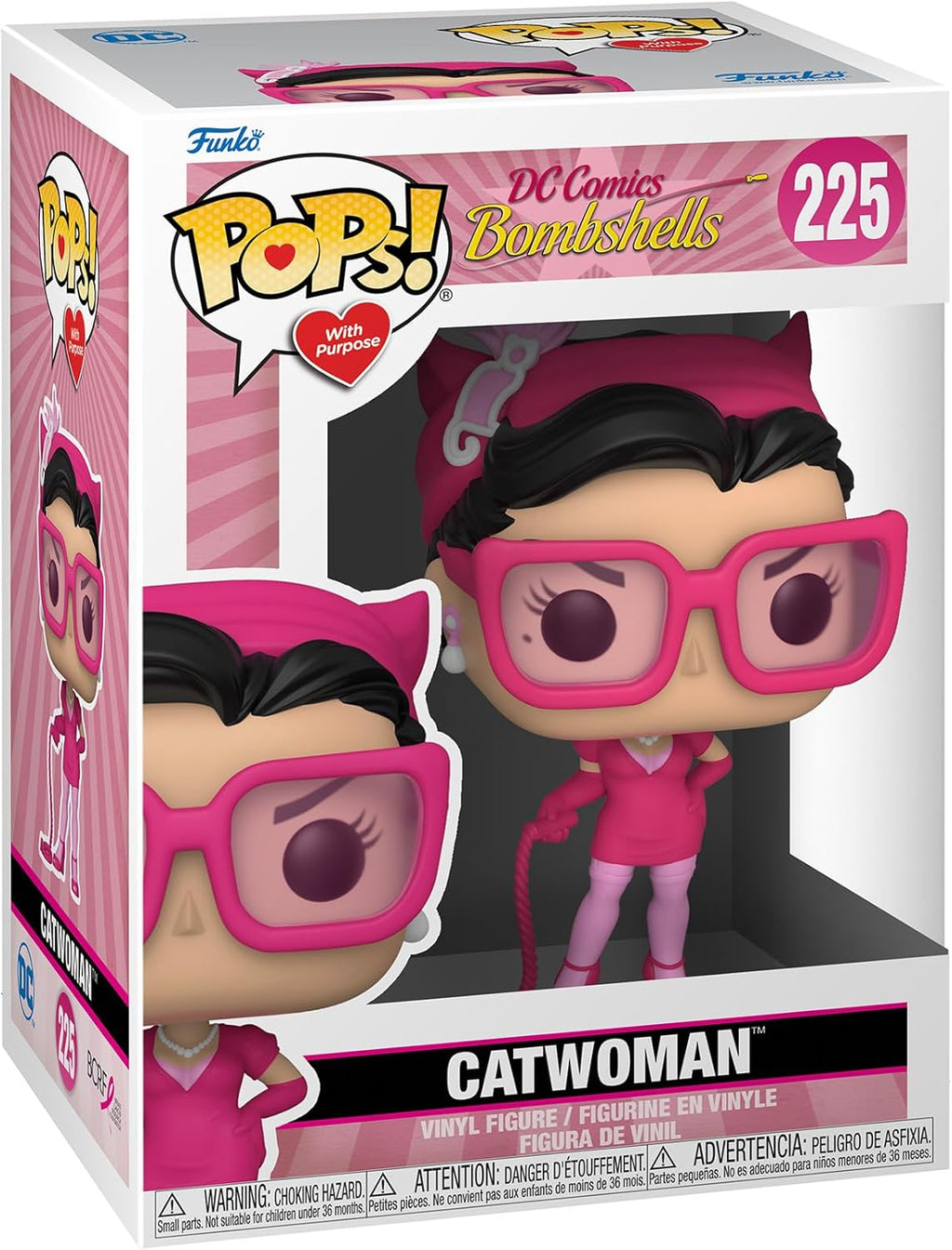 Funko Pop! Heroes: Breast Cancer Awareness - Bombshell Catwoman - view 3