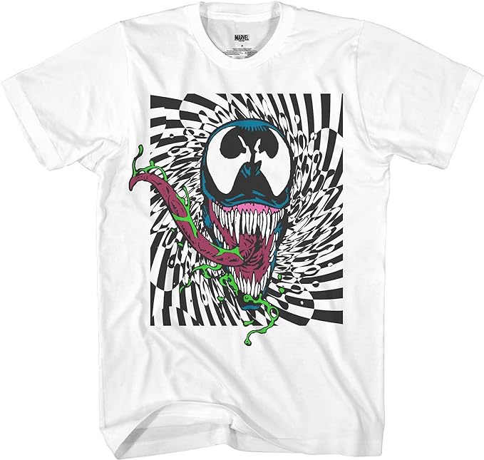 Men's White Marvel Venom Graphic T-Shirt
