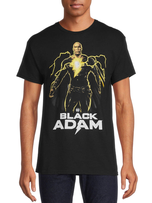 Men's DC Comics Black Adam Graphic Tee with Short Sleeves