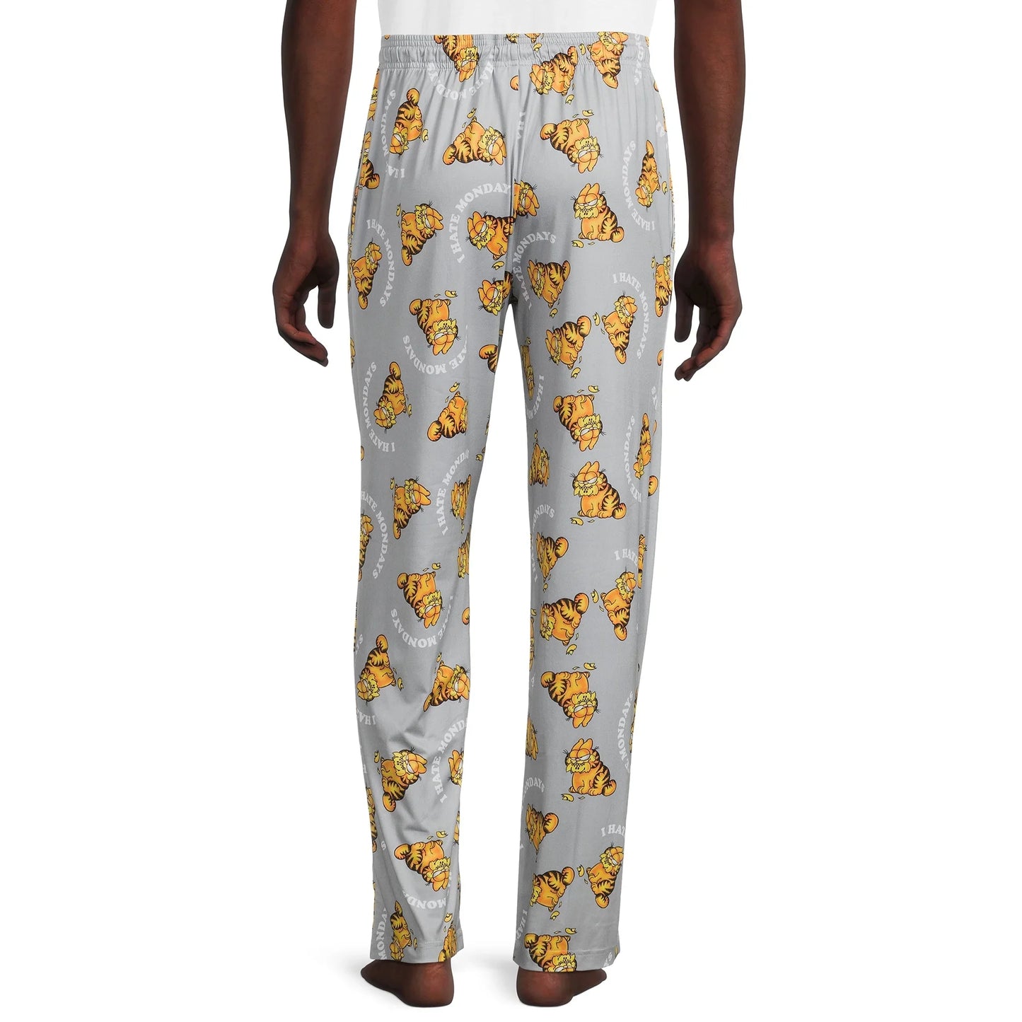 Mens Garfield Logo Pajamas Sleep Pants