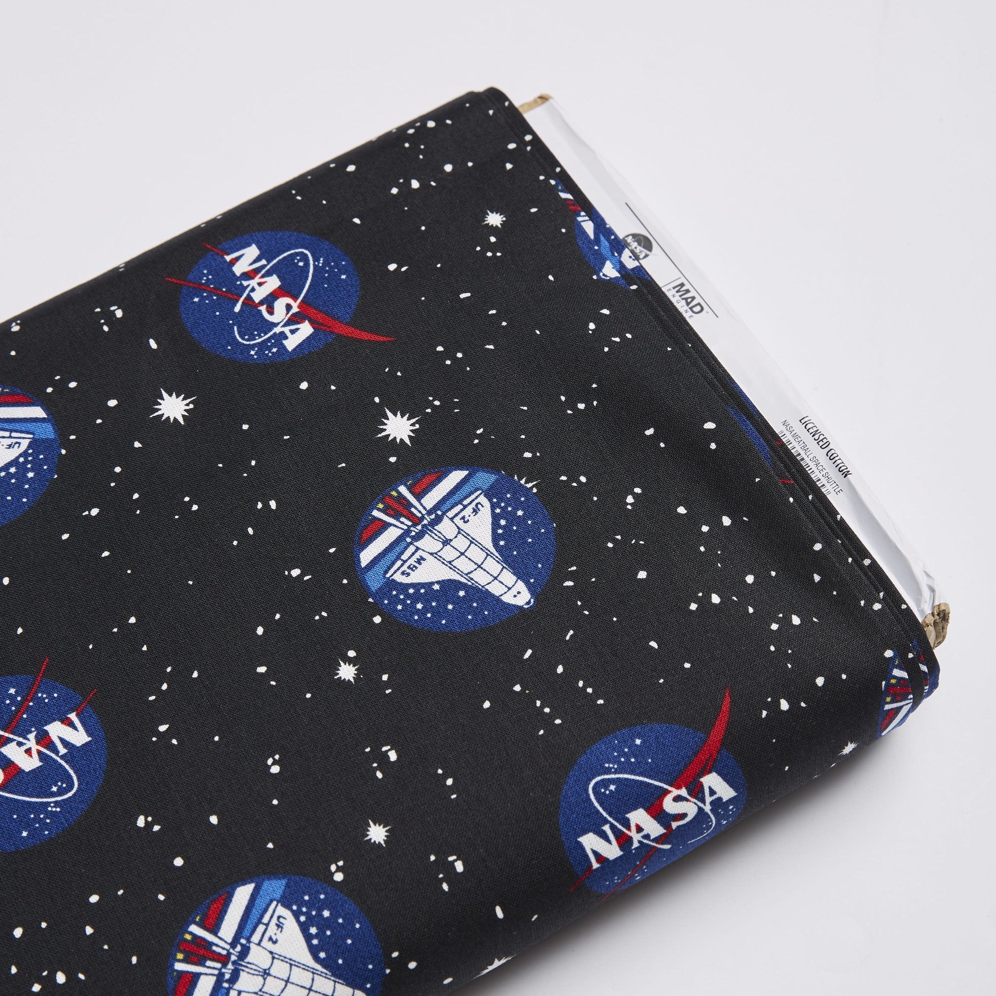 Nasa Space Shuttle 100% Cotton Quilting Fabric, 44 inch X 8 Yards, By The Bolt - view 4