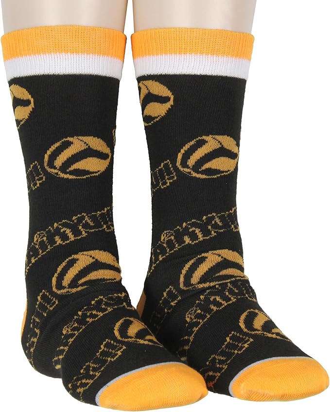 Adult Haikyu!! Manga Anime Volleyball Unisex Mid-Calf Crew Socks Size 10-13 - view 3