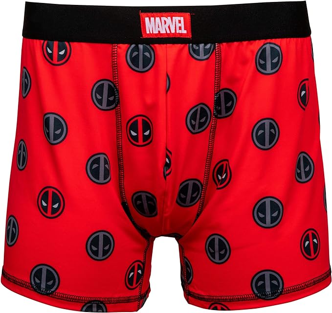 Men's Deadpool Symbols Marvel Comics Underwear Boxer Briefs