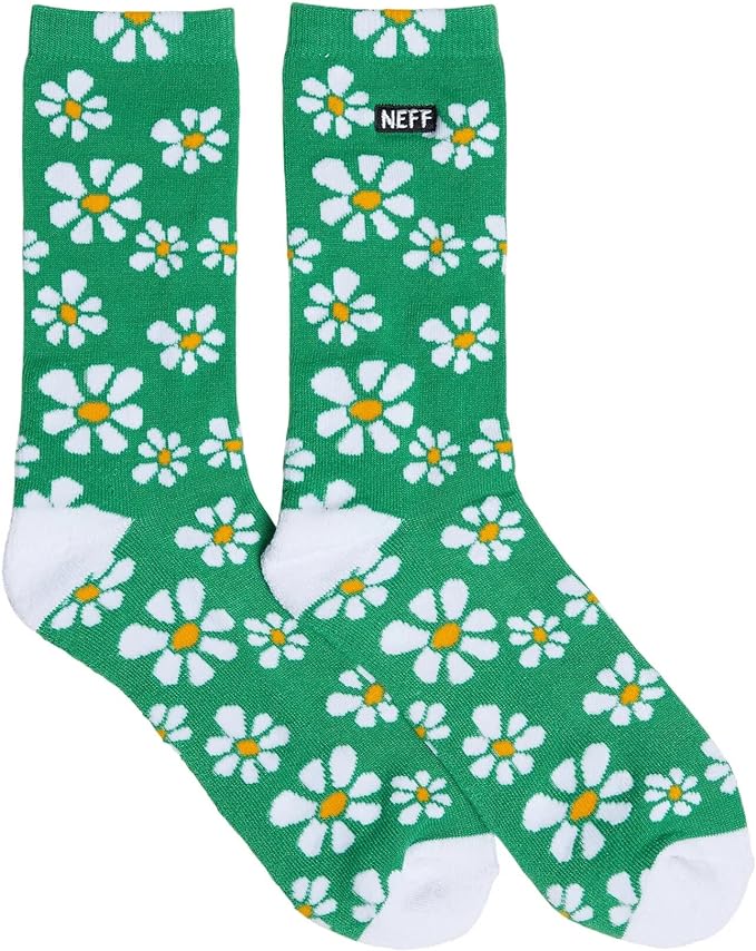 NEFF Men's Flower Child Socks Green - Bladevip