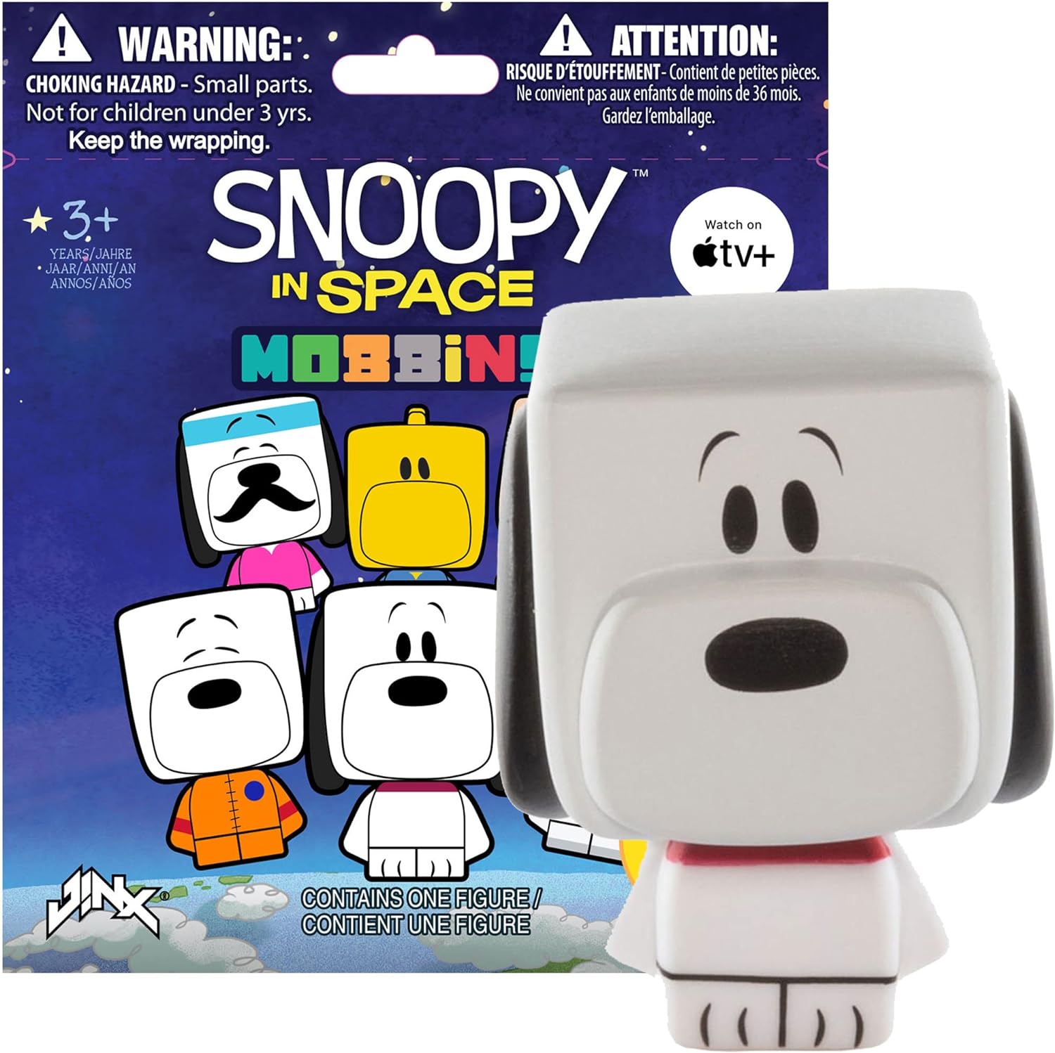 15-PCS Display Snoopy in Space Mobbins Toy Blind Pack 2" Collectible Vinyl - Bladevip