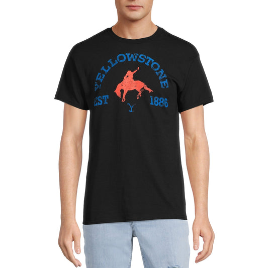 Men's Yellowstone EST 1886 Graphic Tee with Short Sleeves