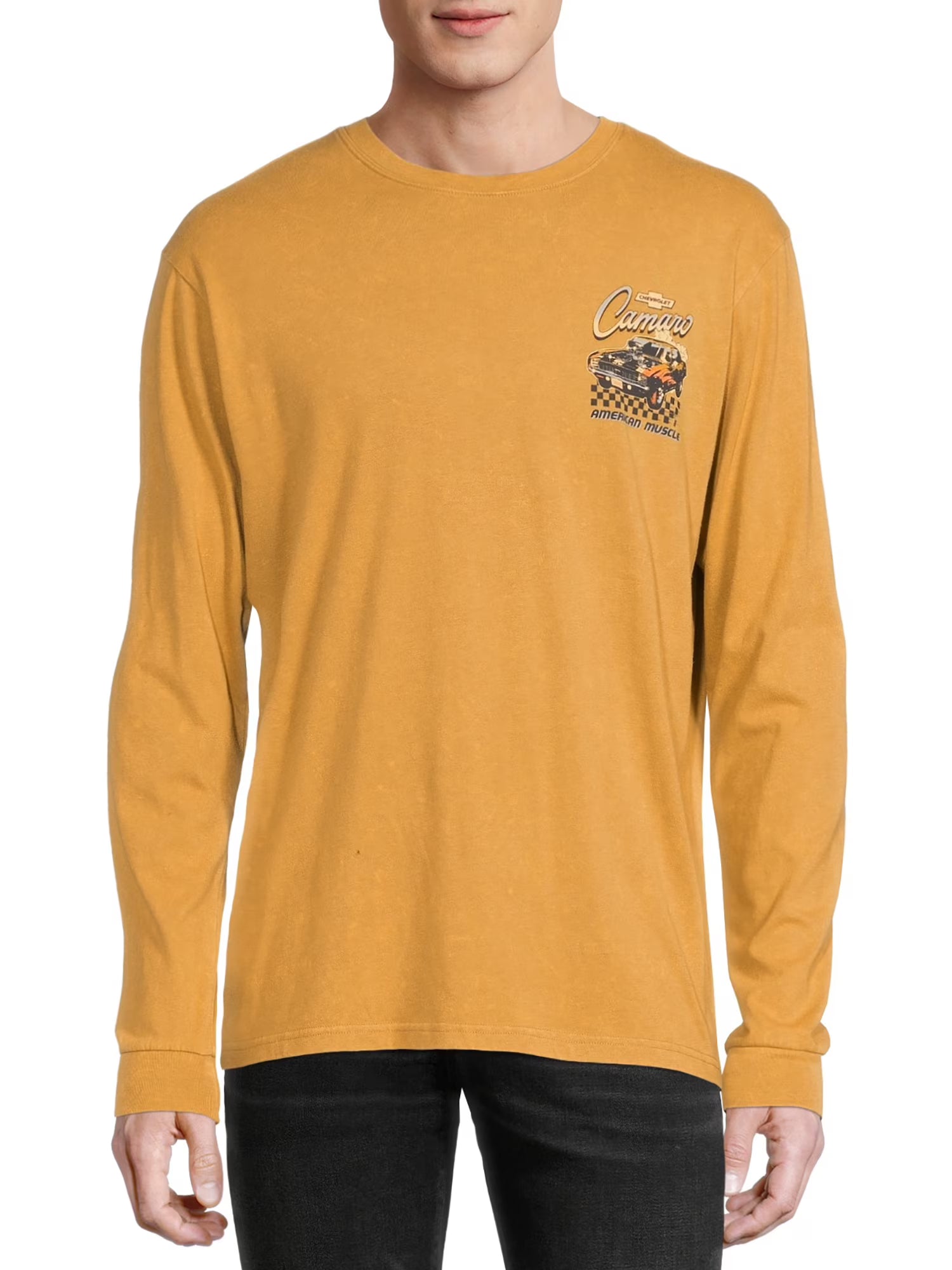 Men's Chevrolet Camaro American Muscle Long Sleeve Graphic T-Shirt