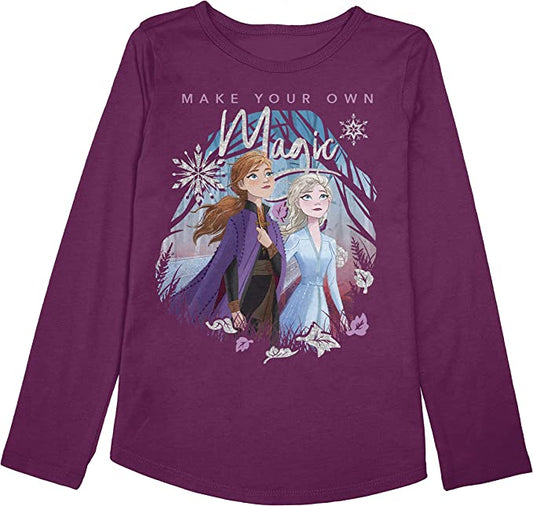 Disney's Frozen Elsa & Anna Toddler Girl " Make Magic" Graphic Tee by Jumping Beans® Tee T-Shirt