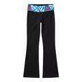 Women's Juniors Color Superman Logo Fold Yoga Pants