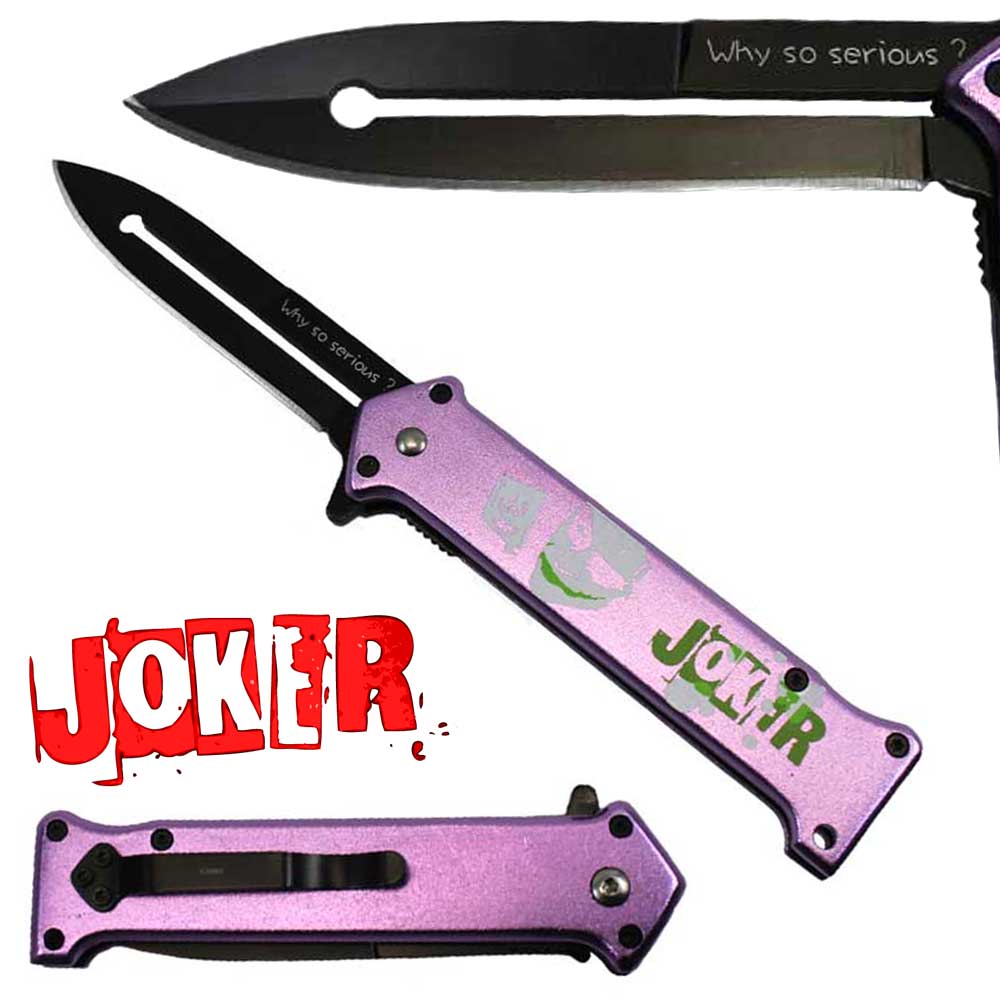 BF 016416-PP 4" Metal Pink Handle Spring Assist Pocket Knife with Belt Clip