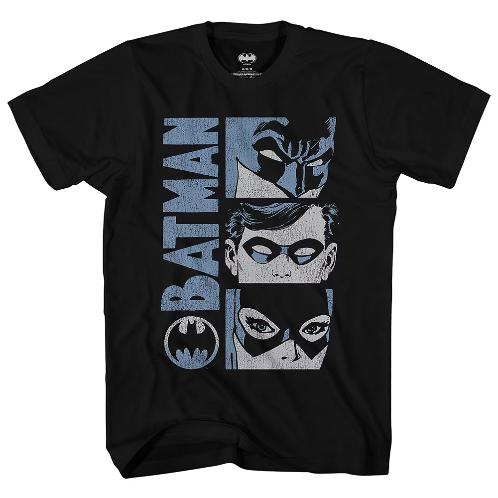 Men's Big and Tall Retro Batman Graphic Tee T-Shirt