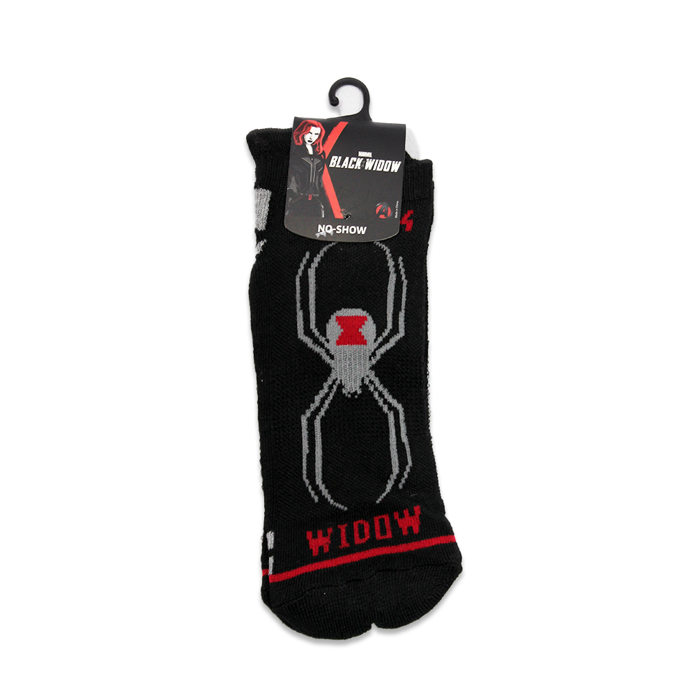 Marvel Black Widow No Show Socks