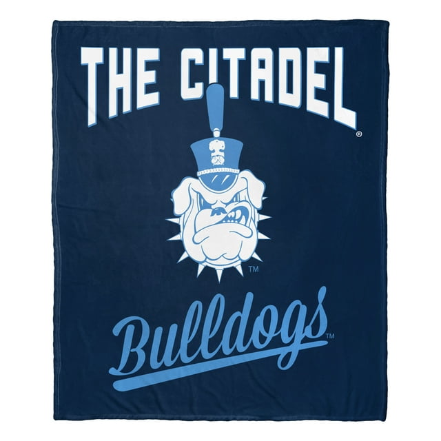 Northwest NCAA Citadel Bulldogs 50 X 60 Silk Touch Throw Blanket - Bladevip