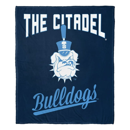 Northwest NCAA Citadel Bulldogs 50 X 60 Silk Touch Throw Blanket - Bladevip