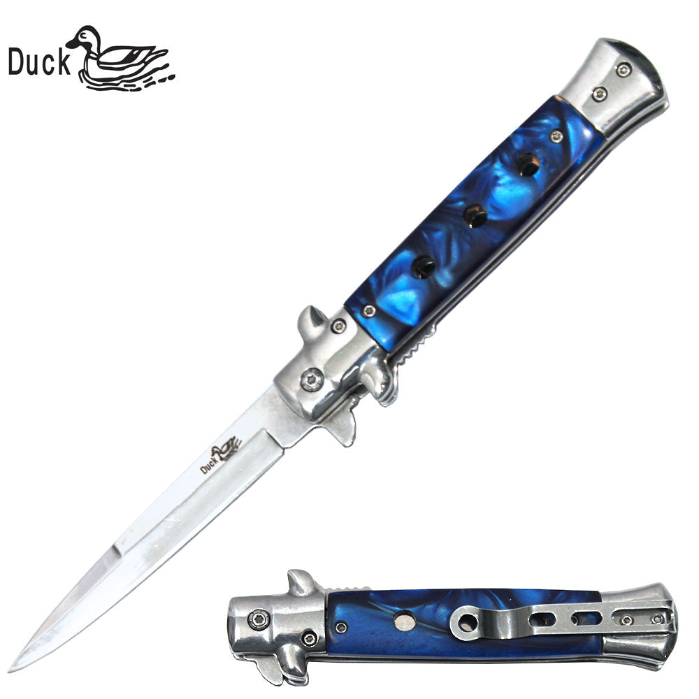 DK 0014-BL 5" Blue Duck USA Classic Assist-Open Folding Knife - Bladevip