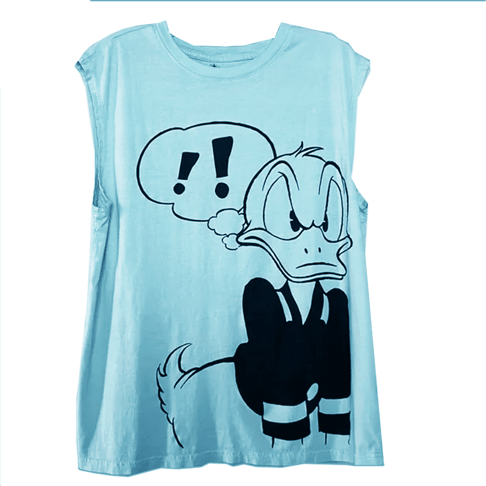 Men's Blue Donald Duck Muscle Tank - Bladevip