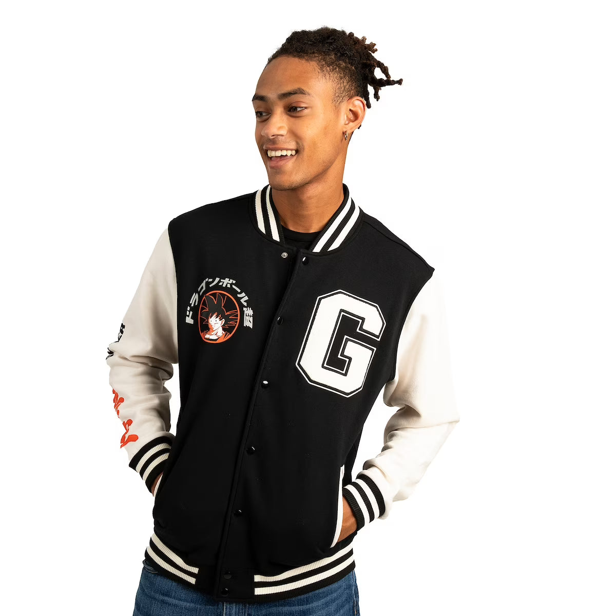 Bioworld Dragon Ball Adult Unisex Varsity Jacket