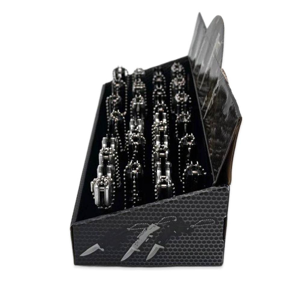 GN 2424-24 Keychain Gun-Design Folding Knives Display Box - 24 Pcs - view 4
