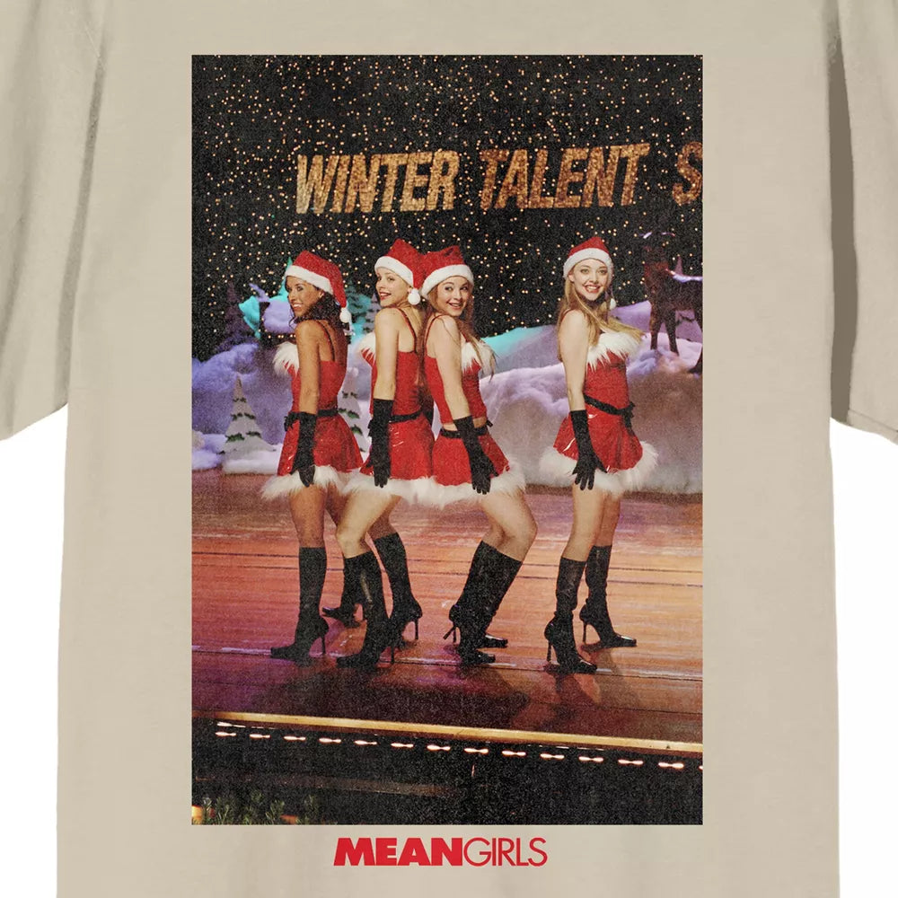 Adult Mean Girls Winter Talent Show Crew Neck Short Sleeve Graphic Tee T-Shirt