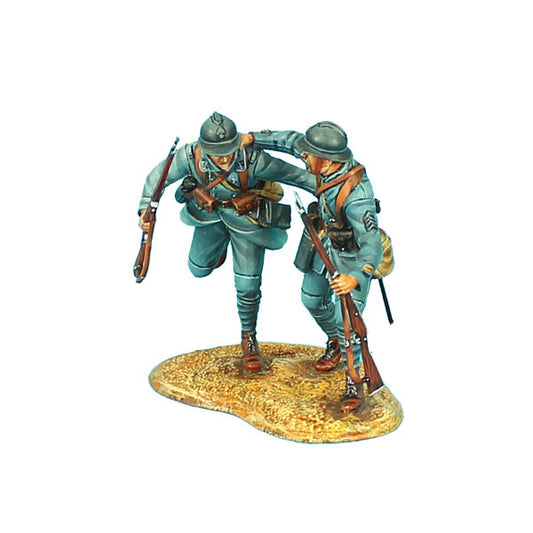GW025 French Infantry Sergeant Pulling a Private Forward 34th Infantry Regt by First Legion