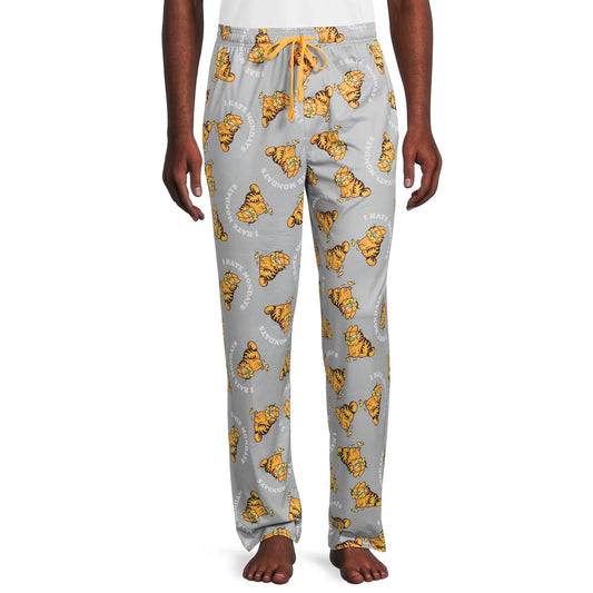 Mens Garfield Logo Pajamas Sleep Pants