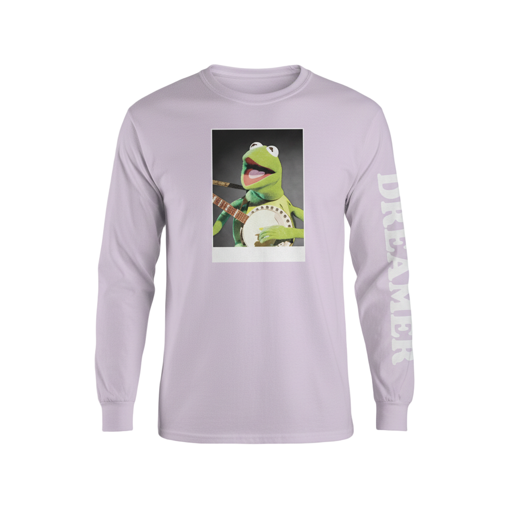 Men's Purple The Muppets Kermit Dreamer Long Sleeve T-Shirt - view 5
