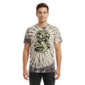 Men's Cobra Kai Yellow Rose & Black Tie Dye Graphic Tee T-Shirt