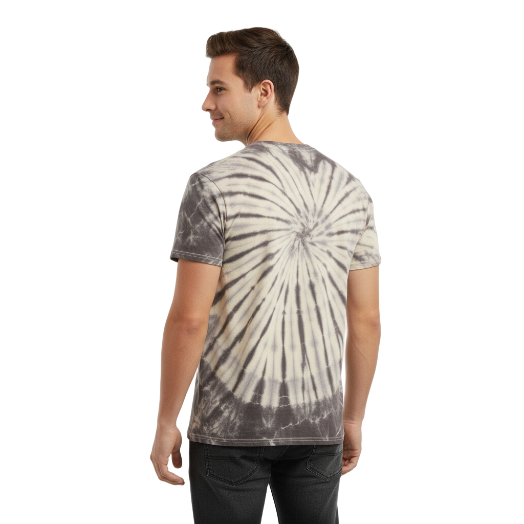 Men's Cobra Kai Yellow Rose & Black Tie Dye Graphic Tee T-Shirt - view 6