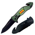 KN 1780 4.5 inch Vietnam Memorial Rescue Outdoor Camping Tool Multifunctional Fruit Folding Knife