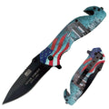 KN 1854 4.5 inch 9-11 Never Forget 3D Rescue Folding Knife