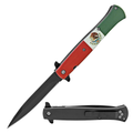 KS 1157-MF 5 inch Mexico Flag Outdoor Camping Tool Multifunctional Fruit Slim Handle Folding Pocket Knife