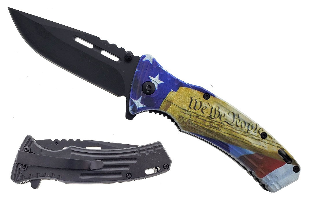 4.5" We The People Assist-Open Tactical Folding Knife