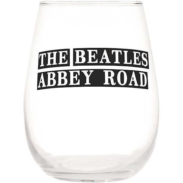 Vandor 72112 The Beatles Abbey Road 18 oz. Contour Glasses - Set of 2