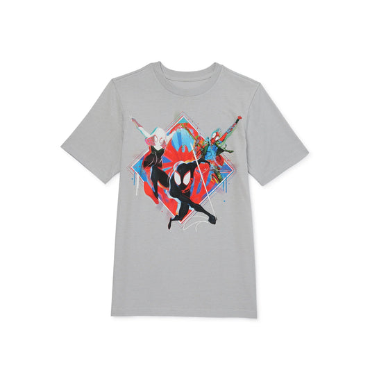 Boy's Marvel Boys Trio Across Spider-Verse Graphic Tee T-Shirt