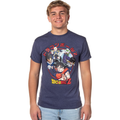 Men's Dragon Ball Z Super Goku Vegeta Krillin Character Group T-Shirt