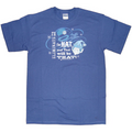 Men's Frosty the Snowman Eliminate Graphic Tee T-Shirt Blue