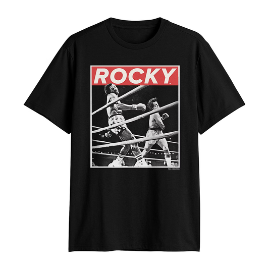 Men's Rocky Poster Graphic Tee T-Shirt