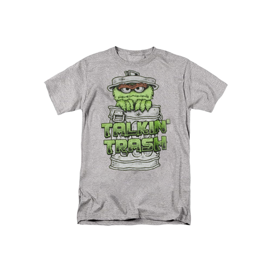 Men's Sesame Street Oscar The Grouch Talking Trash Tee T-Shirt