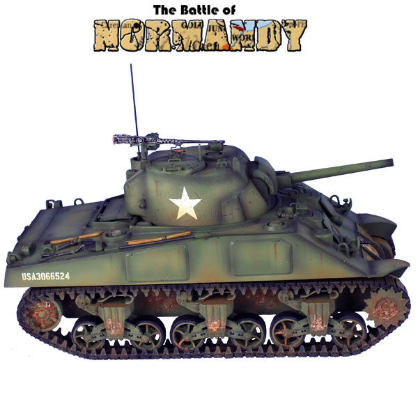 NOR047 US M4 75mm Sherman Tank 2nd Armored Division First Legion The Battle of Normandy - Bladevip