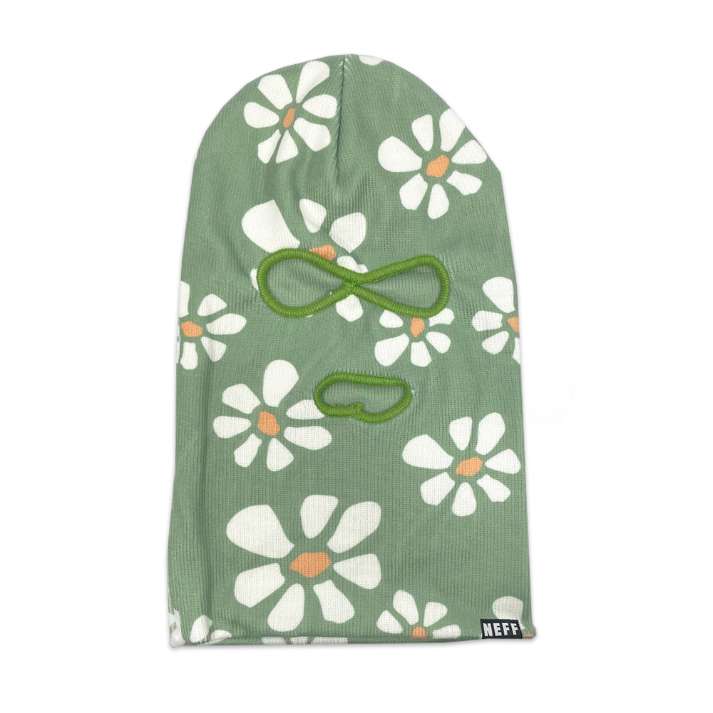 Neff Corner Store Floral Green Ski Mask - Bladevip