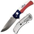 PK 1536-TX 4.5 inch Metal Handle Texas Flag Outdoor Camping Folding Pocket Tool - Multifunctional Fishing