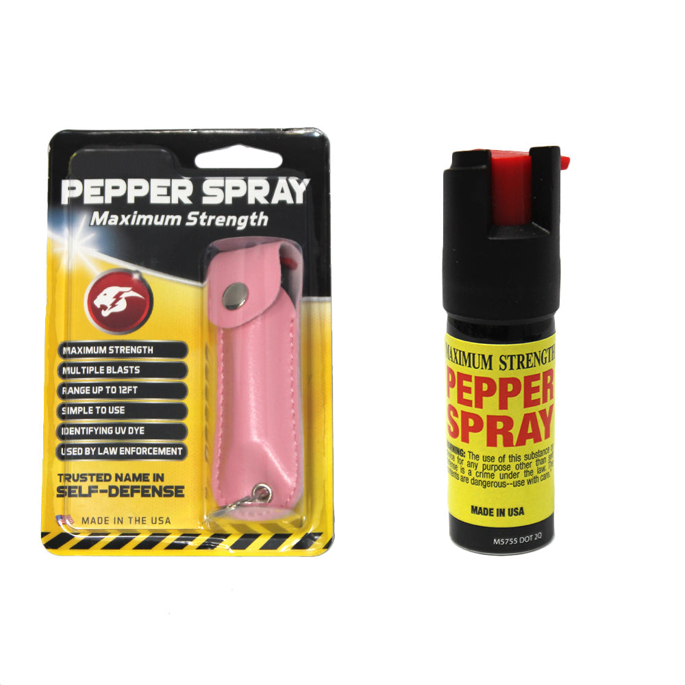 PSCH31-PN 0.5 Pepper Spray with Pink Case
