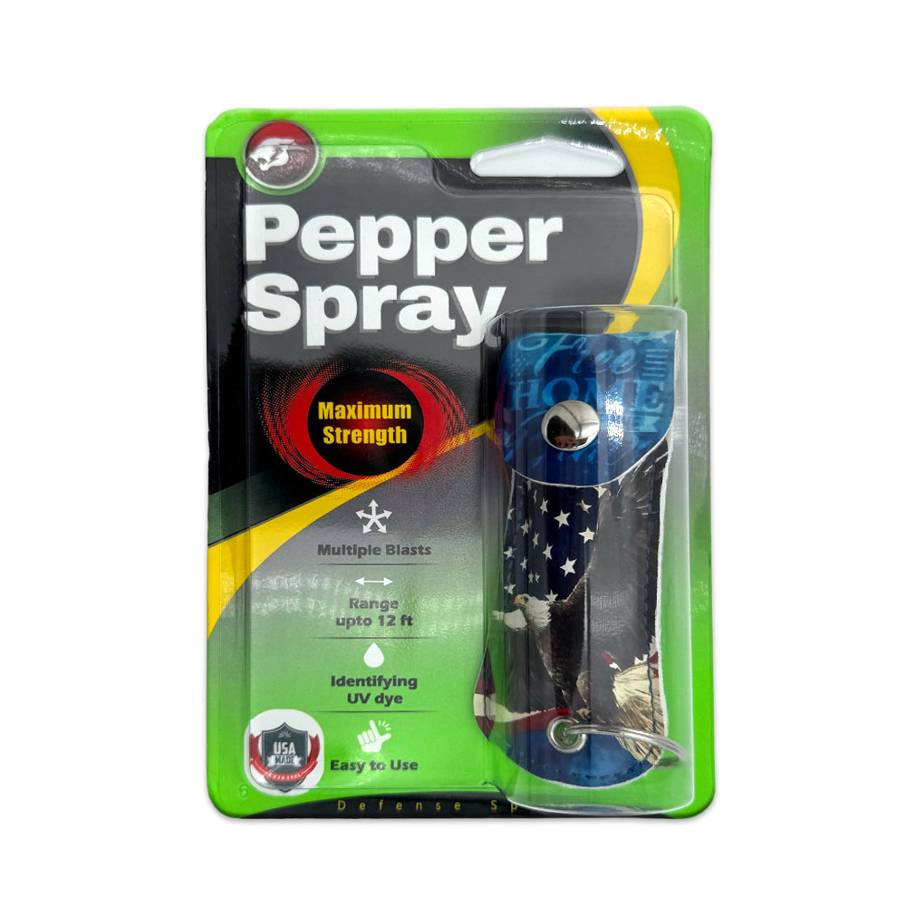 PSCH31-USA 0.5 Pepper Spray with USA Flag with Eagle Case - view 2