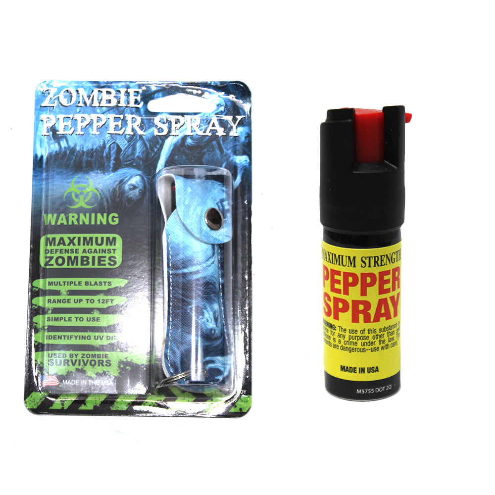 PSCH31-ZMB 0.5 Pepper Spray with Zombie Case - Bladevip